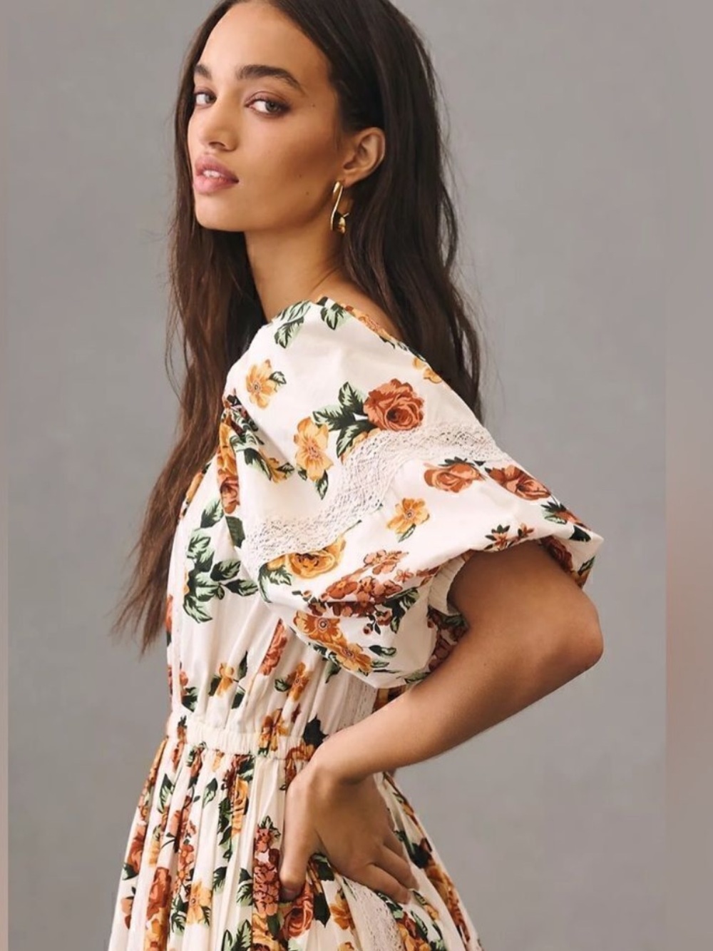 🔥 Mille Tiered Square-Neck Dress - Picture 2 of 4